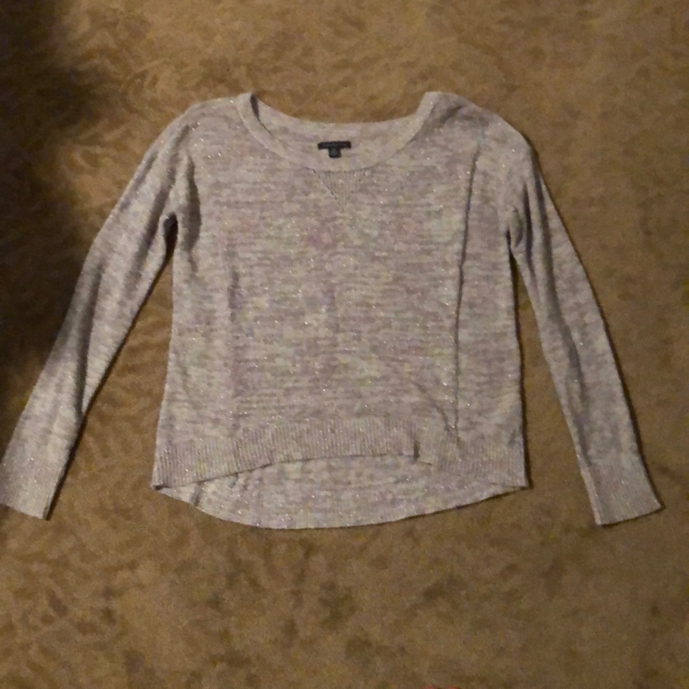 Sparkly grey sweater